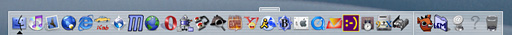 OS X dock with tab