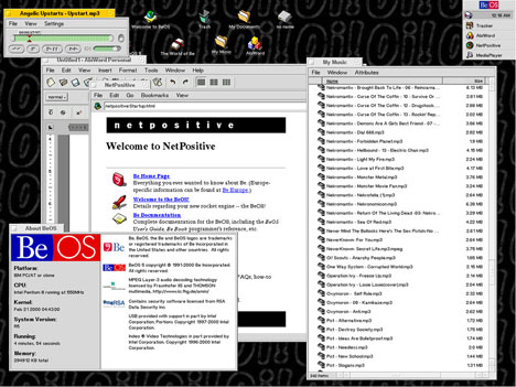 BeOS screen shot