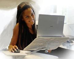 Lounge-book Freestanding Recliner Laptop Stand