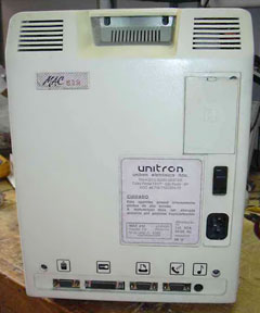 back of Unitron Mac 512