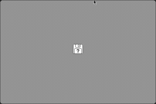 The blinking question mark
