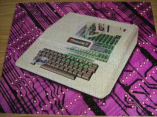 photo of completed Apple II puzzle