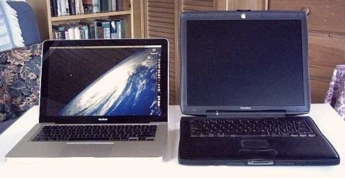Unibody MacBook and Pismo PowerBook