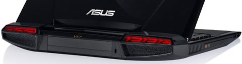Cooling vents enable heat dissipation while echoing the back end of Lamborghini supercars.