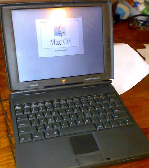PowerBook 1400cs running Mac OS 8