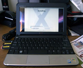 Dell Mini 10v installing Mac OS X