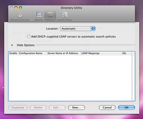 Directory Utility