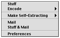 contextual menu