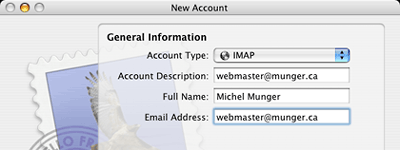 IMAP setup