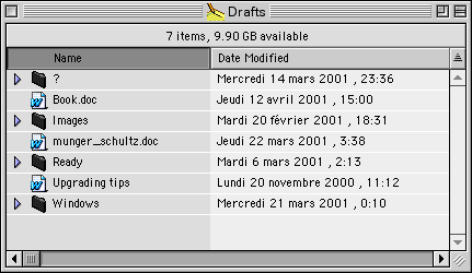 list view