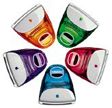 fruity colored iMacs from 1999