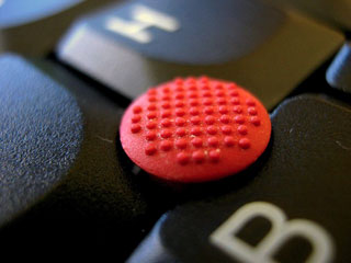 TrackPoint cursor control