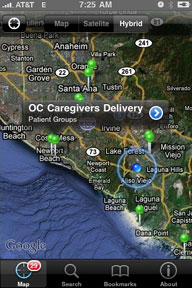 The Cannabis iPhone app