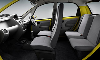 interior of Tata Nano