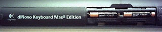 diNovo Keyboard, Mac Edition battery bay