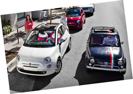 new and old Fiat 500