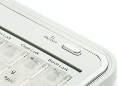 i-Rocks Mac X-Slim keyboard backlight switch
