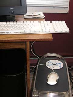 USB keyboard and mouse with short cables