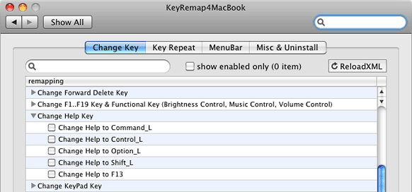 KeyRemap4MacBook 7.5 gives you more options for remapping the Help key