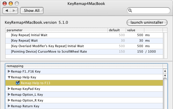 KeyRemap4MacBook lets you remap the Help key