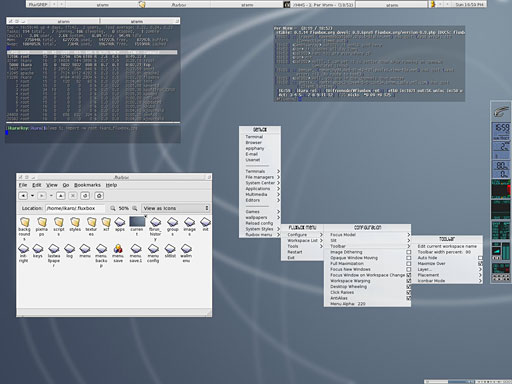 Fluxbox screenshot