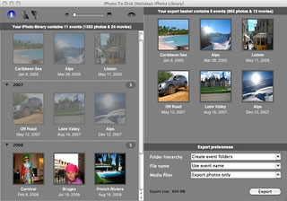 iPhoto to Disk