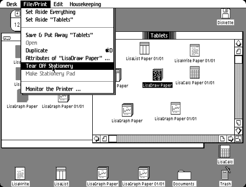 Lisa desktop