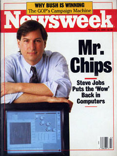 Steve Jobs on cover of Newsweek
