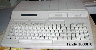 Tandy 1000HX computer