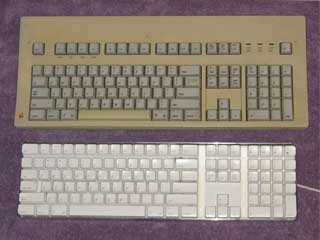 Extended and USB keyboards