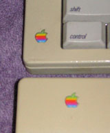 Logo on keyboard