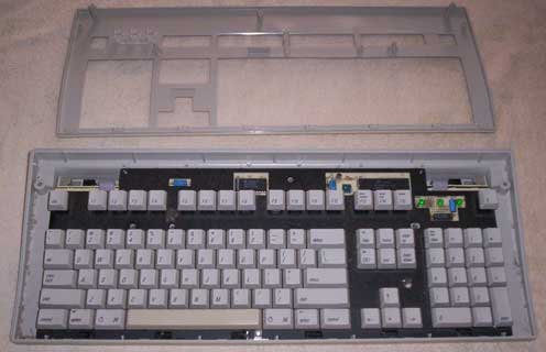 Extended Keyboard with cover removed