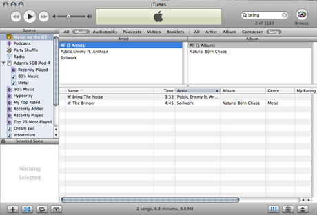 iTunes 5
