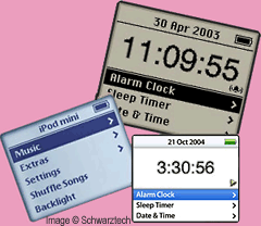 iPod fonts: Chicago, Espy Sans, and Myriad