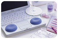 Dimple Gel Notebook Wrist Pads