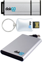 DiskGo Edge flash drives