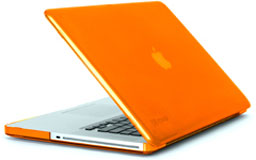 Orange Spec SeeThru Hard Shell