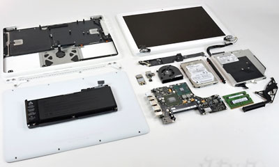 Late 2009 MacBook taken apart