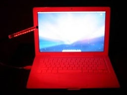 Logiix USB Laptop Keyboard Lamp, Red