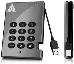 Aegis Padlock Encrypted USB Hard Drive