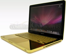 Polished 24kt Gold MacBook Pro 13