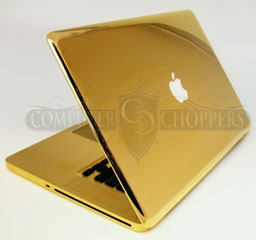 Polished 24kt Gold MacBook Pro 15