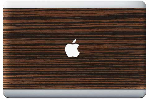 ebony wood skin for MacBook