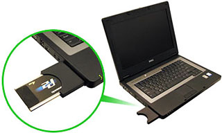 ExpressCard CardBus adapter