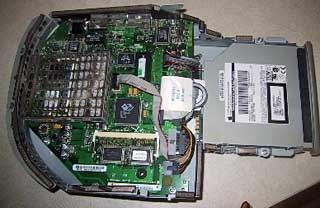 the insides of the iMac