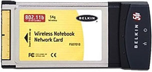 Belkin 802.11b Wireless Notebook Network Card