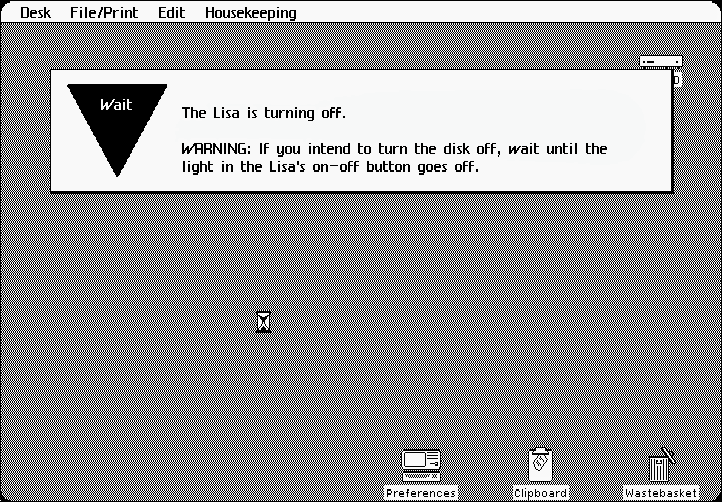 Lisa turning off