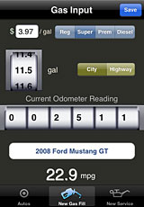 Car Care main screen