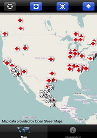 Swine Flu Tracker iPhone app
