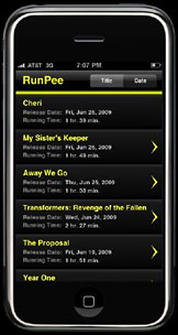RunPee for iPhone